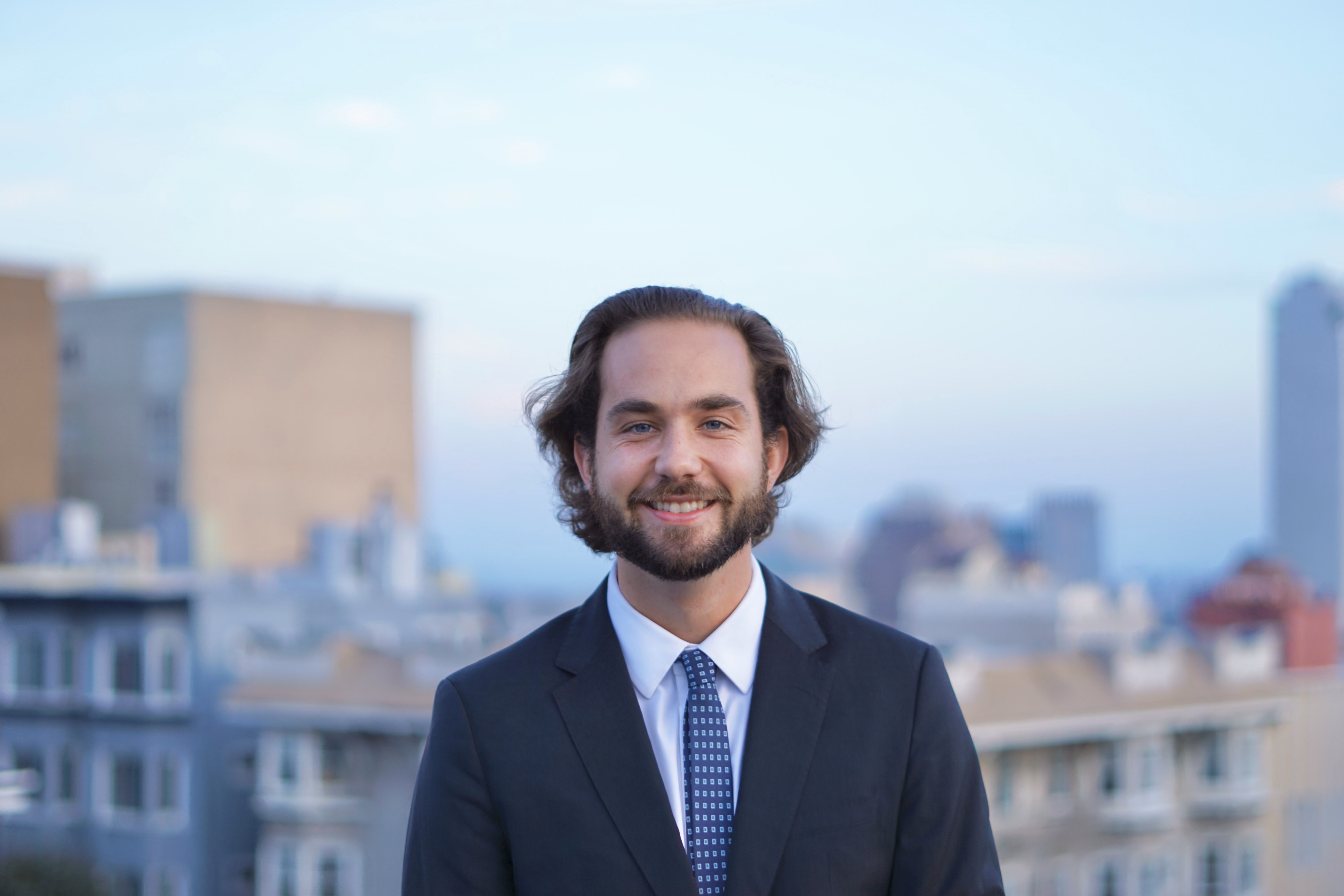 Picture of myself on my roof in San Francisco